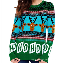 Suéter navideño de jersey p / mujeres Knish PK1829HX